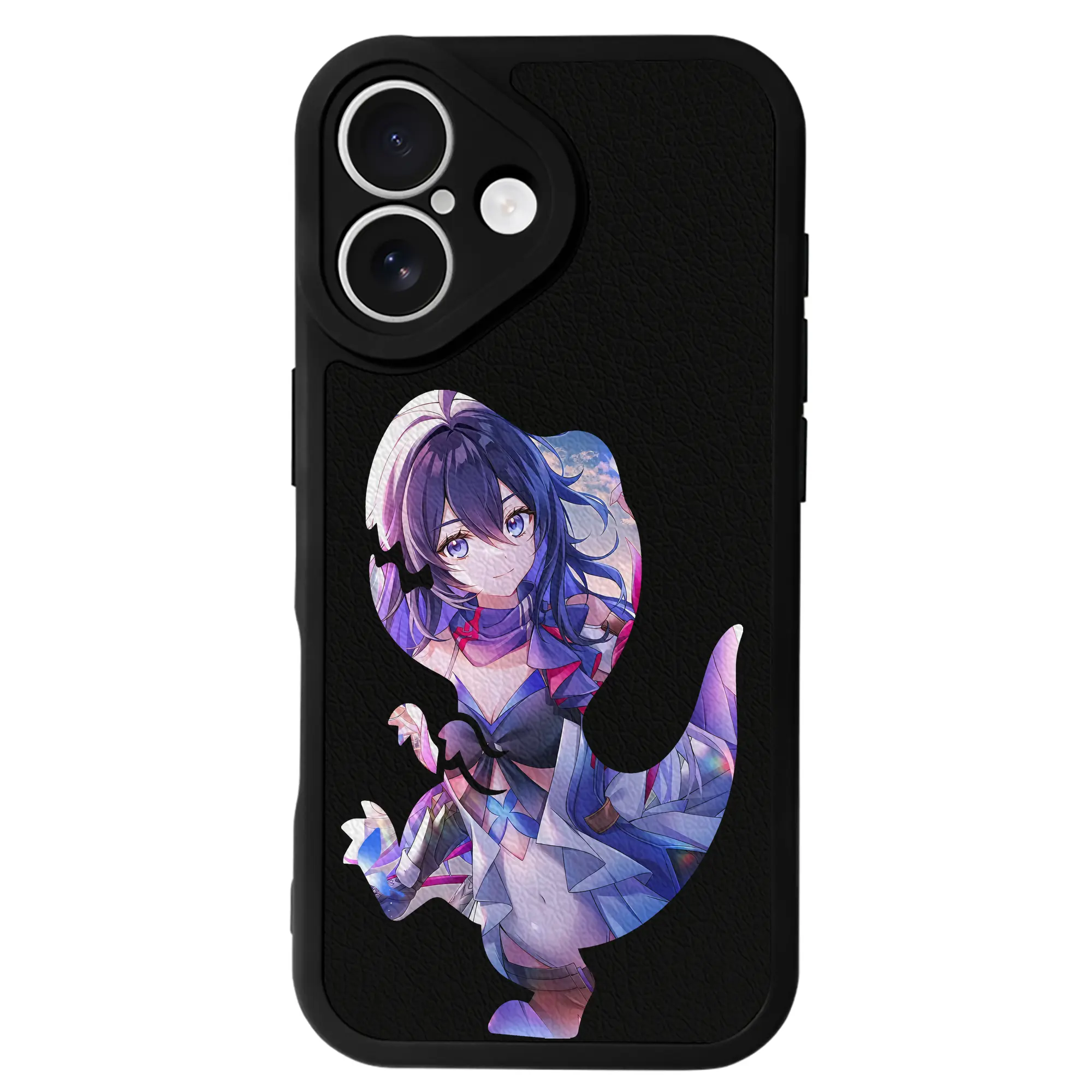 崩壊：スターレイル グッズ ゼーレ - IPhone 16シリーズ対応 ・ シリコンスマホケース ・ レザー調 ・ 高精度フィット ・ 耐衝撃 ・ ワイヤレス充電対応 ・ 精密カット